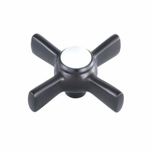 Kingston Brass KSDH2965ZX Brass Cross Handle Diverter for Tub Filler, Oil Rubbed Bronze