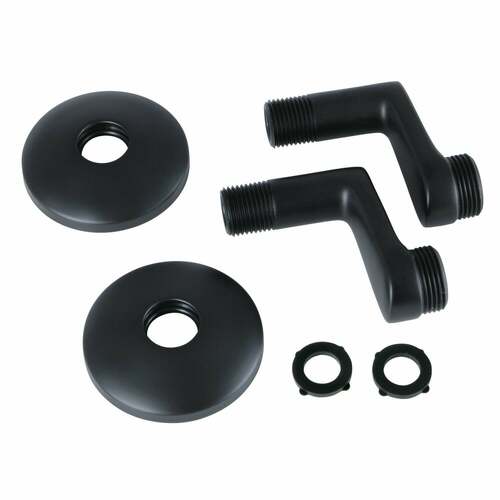 Kingston Brass KSEL266MB Vintage Matte Black Swivel Elbows for Wall Mount Tub Faucet (KS266MB)
