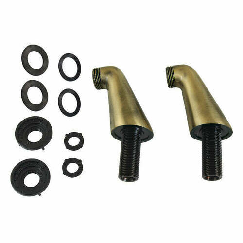 Kingston Brass KSEL267AB Antique Brass Deck Mount Tub Faucet Riser (KS267AB)