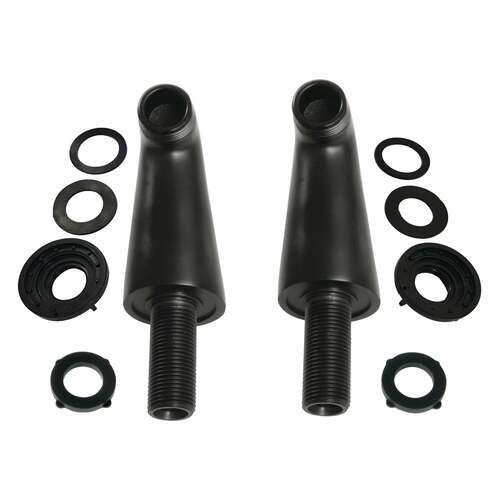 Kingston Brass KSEL267MB Matte Black Brass Deck Mount Tub Faucet Riser (KS267MB)