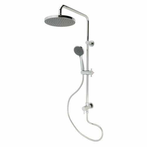Kingston Brass KSG2391D Concord Wall Mount Rain Drop Shower System with Hand Shower, Chrome