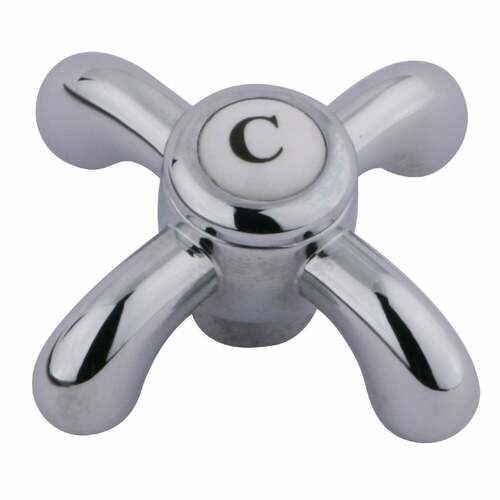 Kingston Brass KSH1601TXC Polished Chrome Metal Cross Handle (Cold Side)