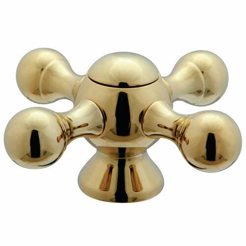 Kingston Brass KSH2492KX Polished Brass Metal Cross Handle