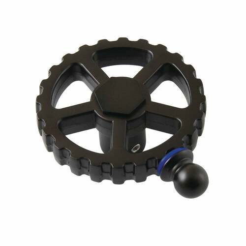 Kingston Brass KSH2945CGC Fuller Brass Industrial Gear Wheel Handle, Oil Rubbed Bronze (Cold Side)