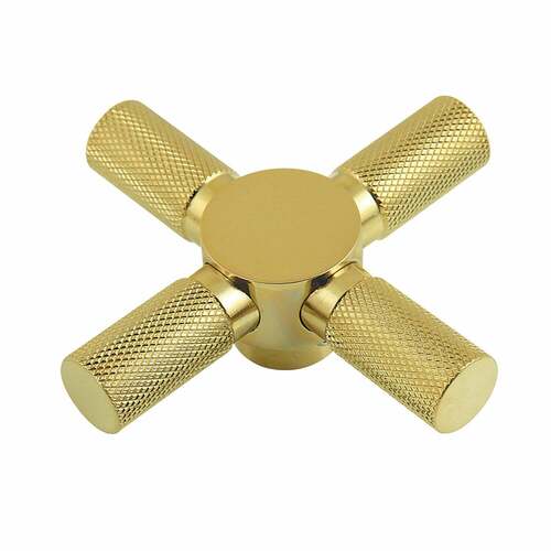 Kingston Brass KSH2962KNX Convergent Polished Brass Cross Handle