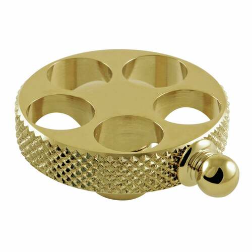 Kingston Brass KSH2962RKX Webb Polished Brass Knurled Wheel Handle