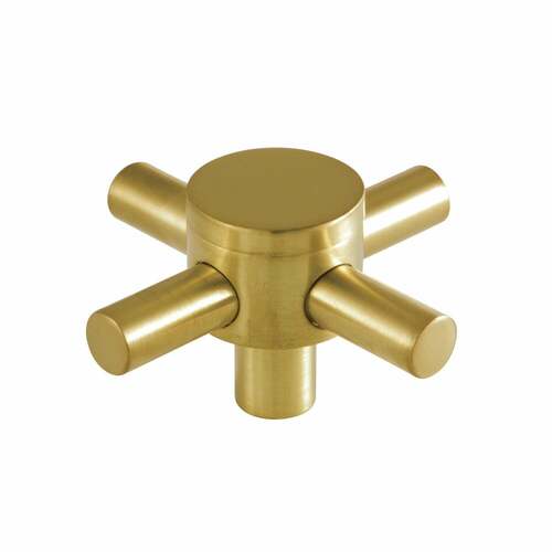Kingston Brass KSH2967DX Concord Brass Cross Handle - Brushed Brass Finish