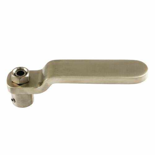 Kingston Brass KSH2968IL Whitaker Brass Industrial Lever Handle, Brushed Nickel