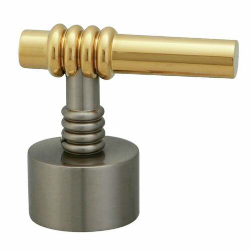 Kingston Brass KSH2969ML Brushed Nickel Polished Brass Metal Lever Handle