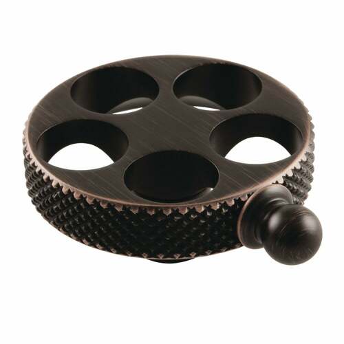 Kingston Brass KSH296RKXNB Webb Brass Knurled Wheel Handle in Naples Bronze