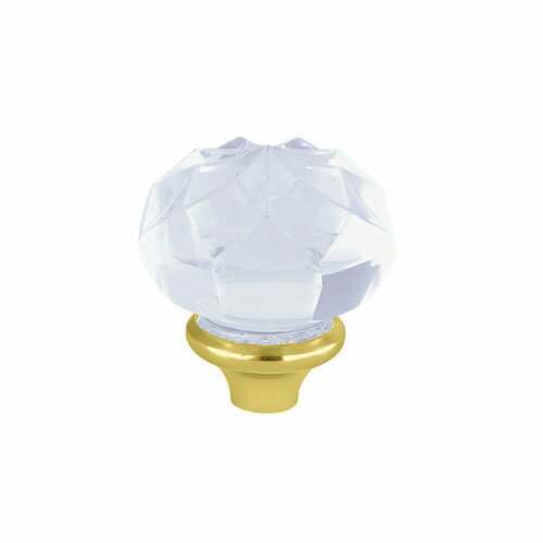 Kingston Brass KSH2972KWL Crystal Crown Handle in Polished Brass