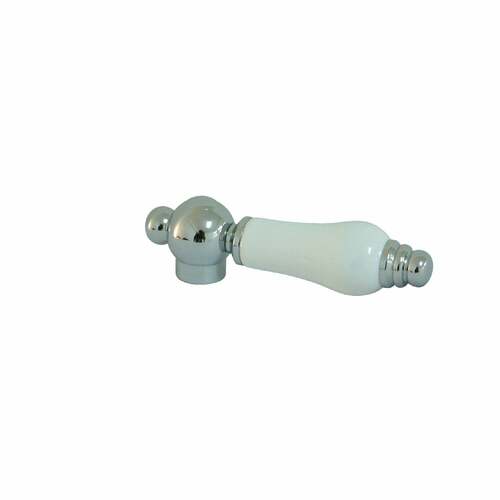 Kingston Brass KSH3601PL Polished Chrome Porcelain Lever Handle