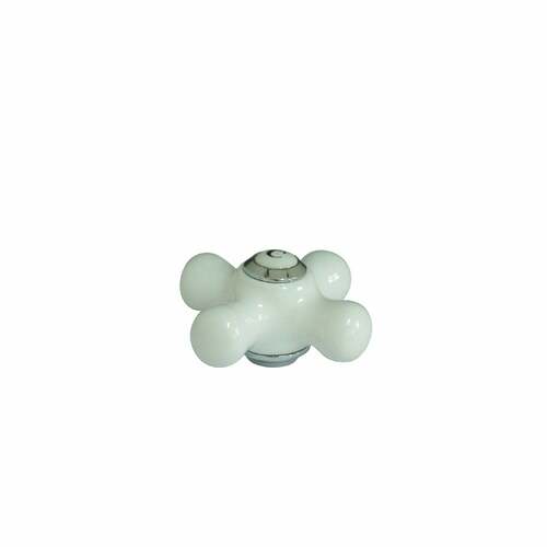 Kingston Brass KSH3601PXC Polished Chrome Porcelain Cross Handle (Cold Side)