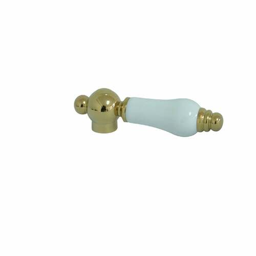 Kingston Brass KSH3602PL Polished Brass Porcelain Lever Handle