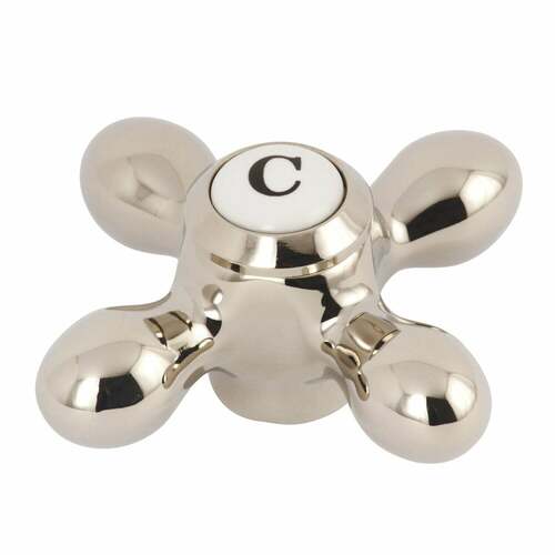 Kingston Brass KSH3606AXC Polished Nickel Brass Cross Handle (Cold Side)