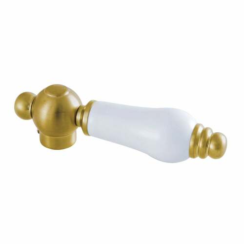 Kingston Brass KSH3607PL Brushed Brass Porcelain Lever Handle