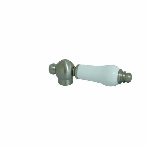 Kingston Brass KSH3608PL Brushed Nickel Porcelain Lever Handle