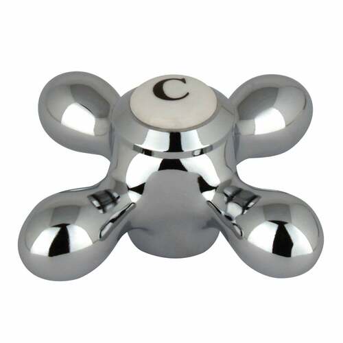 Kingston Brass KSH3951AXC Polished Chrome Brass Cross Handle (Cold Side)