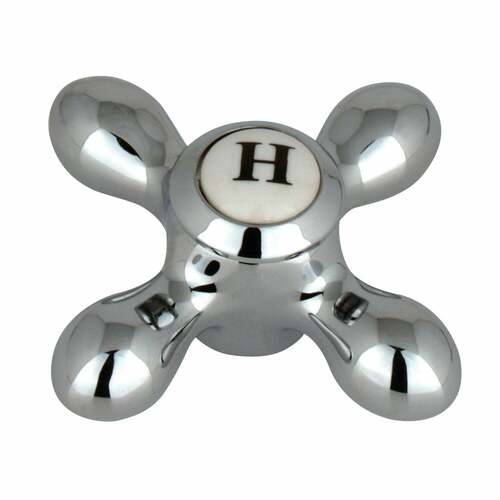 Kingston Brass KSH3951AXH Polished Chrome Brass Cross Handle (Hot Side)