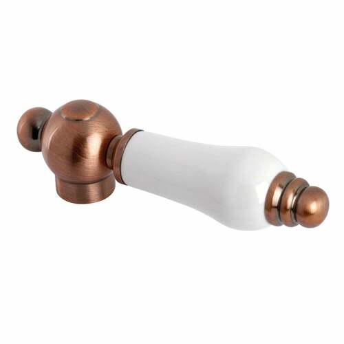 Kingston Brass KSH395PLAC Antique Copper Porcelain Lever Handle