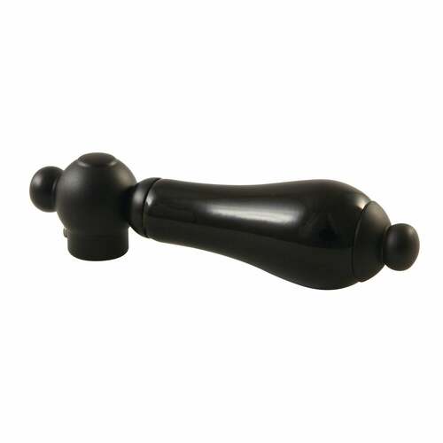 Kingston Brass KSH3960PKL Duchess Matte Black Porcelain Lever Handle