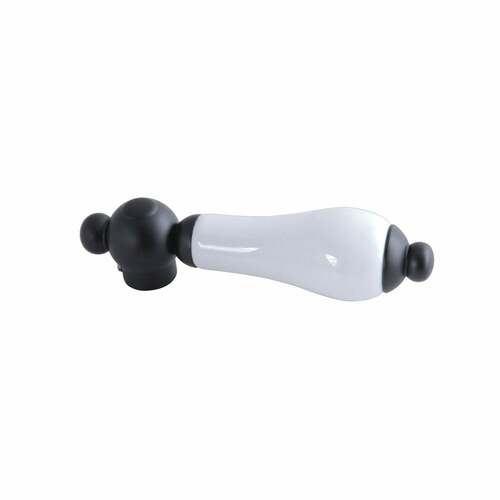 Kingston Brass KSH3960PL Matte Black Porcelain Lever Handle