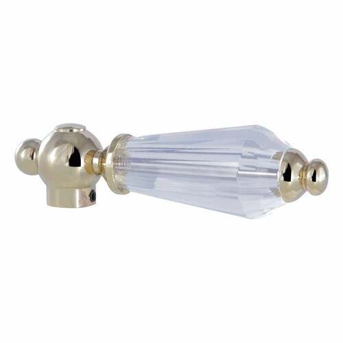 Kingston Brass KSH3962WLL Wilshire Crystal Lever Handle - Polished Brass
