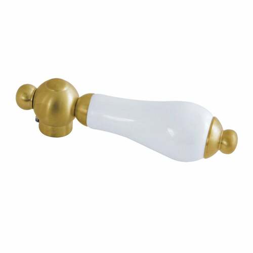 Kingston Brass KSH3967PL Brushed Brass Porcelain Lever Handle