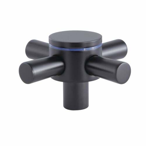 Kingston Brass KSH414ORBC Concord Oil Rubbed Bronze Metal Cross Handle (Cold Side)