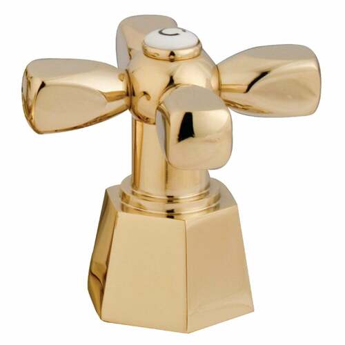 Kingston Brass KSH4262HXC Polished Brass Metal Cross Handle (Cold Side)
