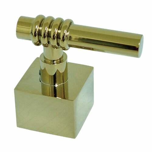Kingston Brass KSH4362QL Milano Polished Brass Metal Lever Handle