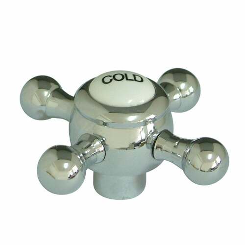 Kingston Brass KSH4461BXC Polished Chrome Brass Cross Handle (Cold Side)