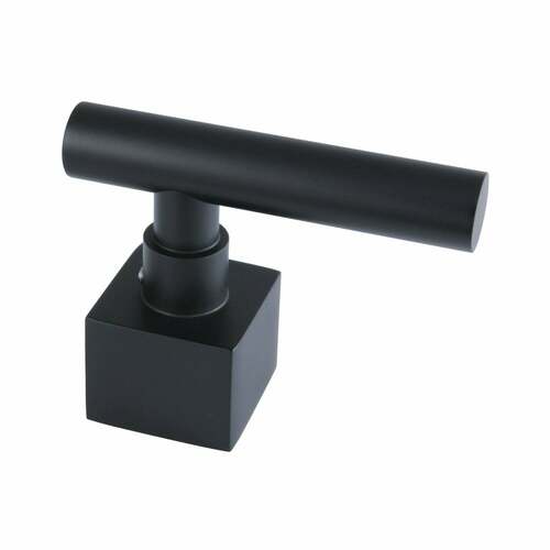 Kingston Brass KSH4640CQL Matte Black Brass Lever Handle