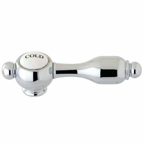 Kingston Brass KSH7611TALC Tudor Polished Chrome Brass Lever Handle (Cold Side)