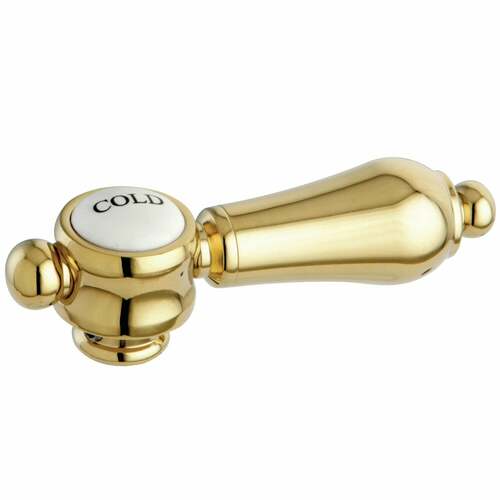 Kingston Brass KSH7612BALC Polished Brass Cold Side Lever Handle