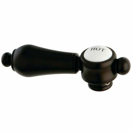 Kingston Brass KSH7615BALH Brass Lever Handle (Hot), Oil Rubbed Bronze