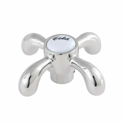 Kingston Brass KSH7986TXC Polished Nickel Brass Cross Handle (Cold Side)
