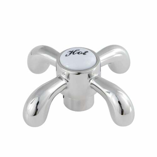 Kingston Brass KSH7986TXH Polished Nickel Brass Cross Handle (Hot Side)