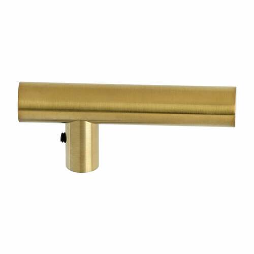 Kingston Brass KSH8127CML Manhattan Brushed Brass Metal Lever Handle