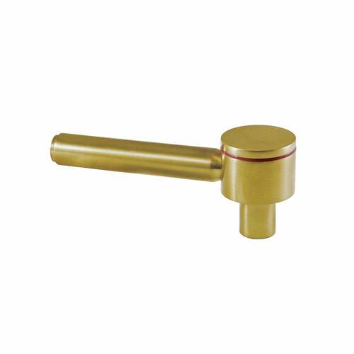 Kingston Brass KSH814SBH Concord Brushed Brass Metal Lever Handle (Hot Side)