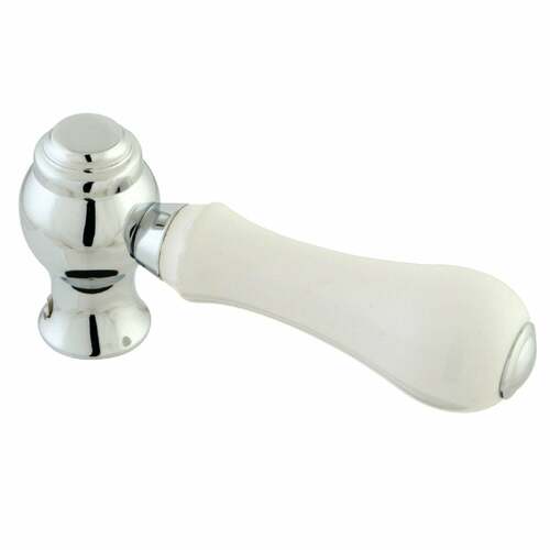 Kingston Brass KSH941PL Polished Chrome Porcelain Lever Handle