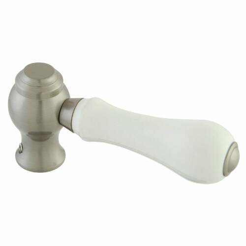 Kingston Brass KSH948PL Brushed Nickel Porcelain Lever Handle