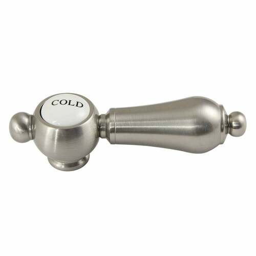 Kingston Brass KSH9988BALC Brushed Nickel Metal Lever Handle (Cold Side)