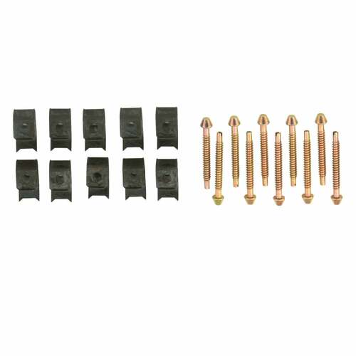 Kingston Brass KSHDWR10 Surface Mount Clip Pack - 10 Clips