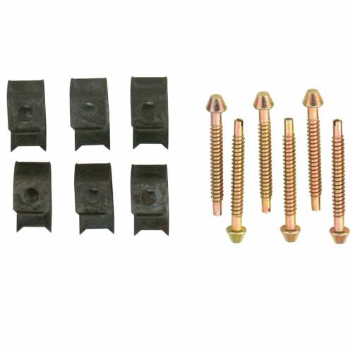 Kingston Brass KSHDWR6 Surface Mount Clip Pack - 6 Clips