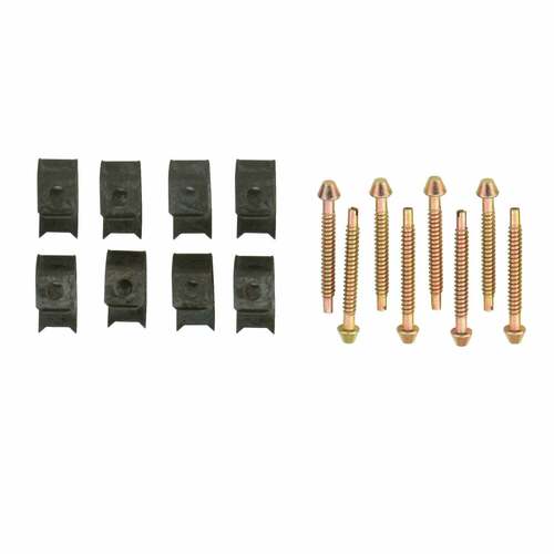 Kingston Brass KSHDWR8 Surface Mount Clip Pack - 8 Clips