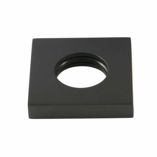 Kingston Brass KSHF6120 Matte Black Brass Square Handle Flange