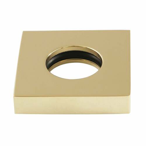 Kingston Brass KSHF6122 Polished Brass Square Handle Flange