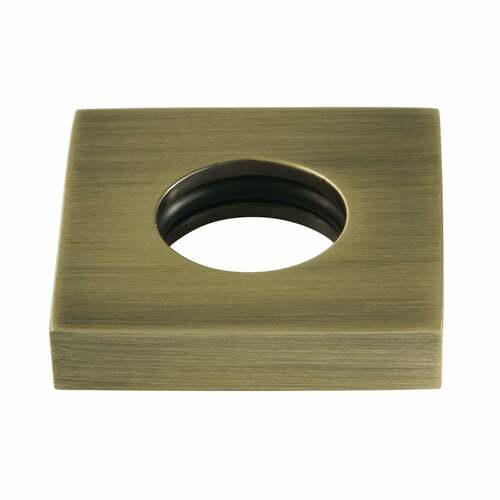 Kingston Brass KSHF6123 Antique Brass Square Handle Flange