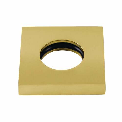 Kingston Brass KSHF6127 Brushed Brass Square Handle Flange